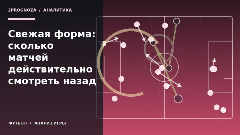 Тематическая иллюстрация: Свежая форма: сколько матчей действительно смотреть назад